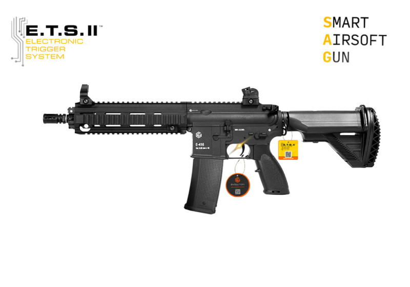 Fusil TYPE HK416 E-416 CQB CARBONTECH ETS.II EVOLUTION AIRSOFT