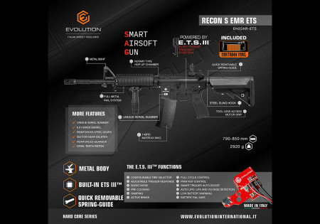 Fusil RECON SOPMOD ETS.III EVOLUTION AIRSOFT