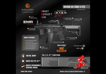 Fusil RECON XS EMR ETS.III EVOLUTION AIRSOFT