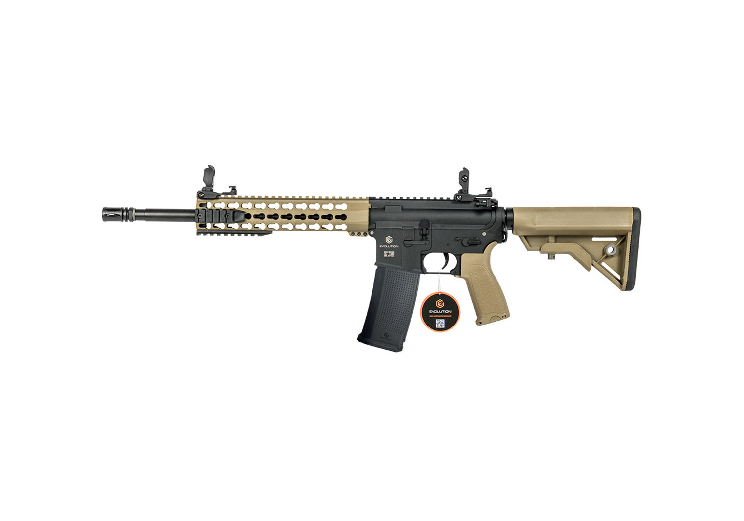 Fusil RECON SUPERLITE 14.5" CARBONTECH EVOLUTION AIRSOFT BLACK TAN