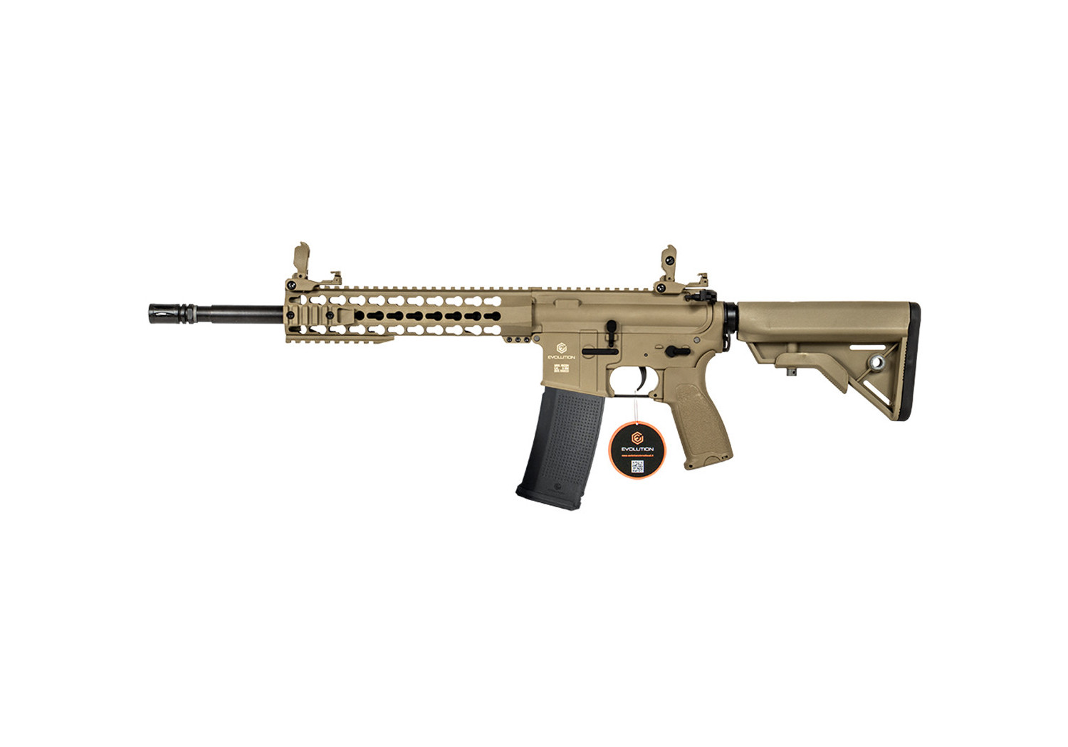 Fusil RECON SUPERLITE 14.5" CARBONTECH EVOLUTION AIRSOFT TAN