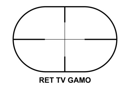 Lunette 4X20 TV/WA RAIL 11mm GAMO