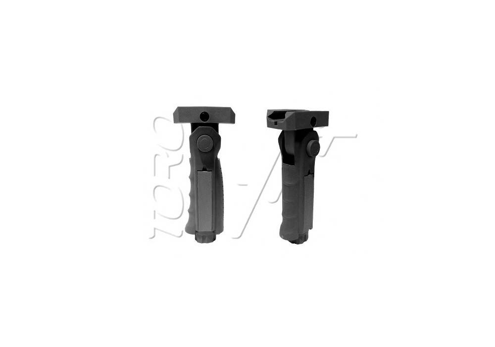 Poignée tactique VERTICALE PLIABLE MULTI ANGLE FIXATION RAIL 21mm PICATINNY SWISS ARMS BLACK