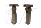 Poignée tactique VERTICALE PLIABLE MULTI ANGLE FIXATION RAIL 21mm PICATINNY SWISS ARMS DARK EARTH