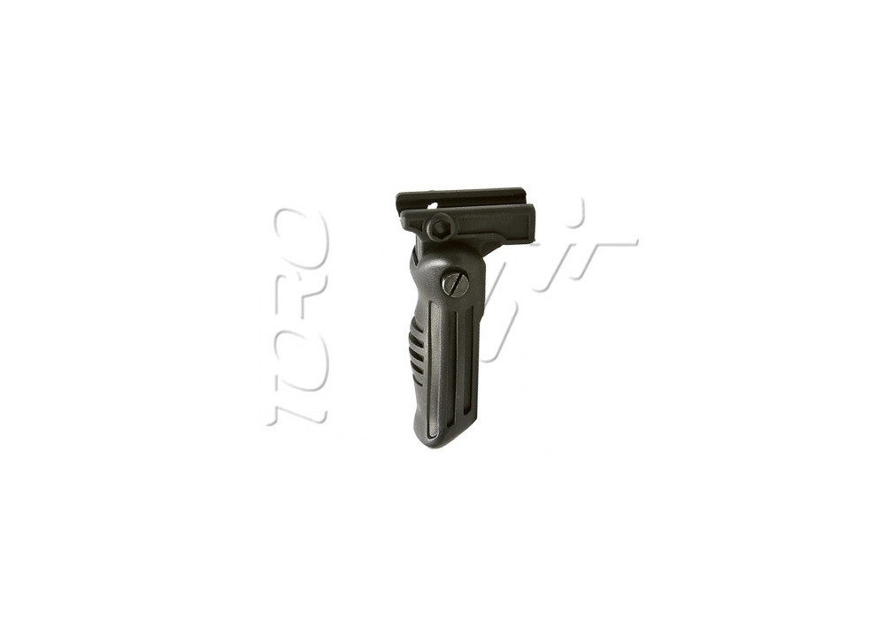 Poignée tactique VERTICALE PLIABLE CQB FIXATION RAIL 21mm PICATINNY