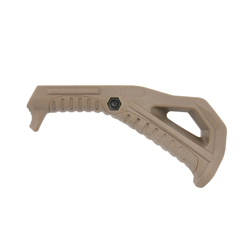 Poignée ANGLED GRIP TYPE CS FIXATION RAIL 21mm PICATINNY TAN