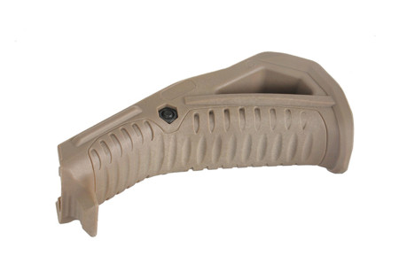 Poignée ANGLED GRIP TYPE CS FIXATION RAIL 21mm PICATINNY TAN