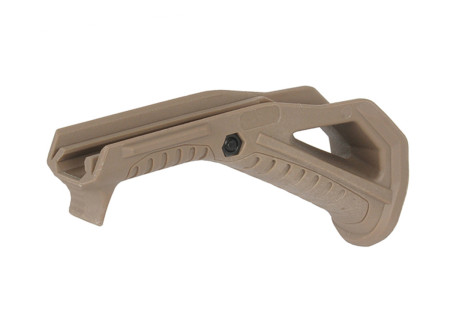 Poignée ANGLED GRIP TYPE CS FIXATION RAIL 21mm PICATINNY TAN