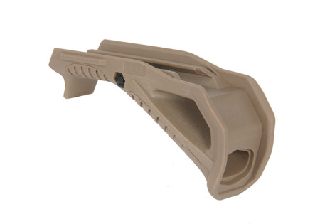 Poignée ANGLED GRIP TYPE CS FIXATION RAIL 21mm PICATINNY TAN