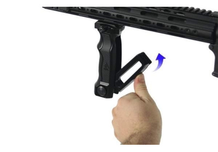 Poignée bipied VERTICALE HEAVY DUTY FIXATION RAIL 21mm PICATINNY UTG BLACK