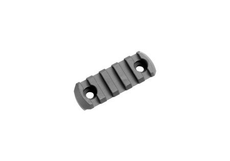 Rail PICATINNY PLAT METAL FIXATION M-LOK 5 SLOTS