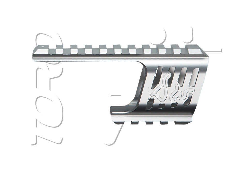 Rail PICATINNY ARMES DE POING CNC DAN WESSON DW715 SILVER ASG