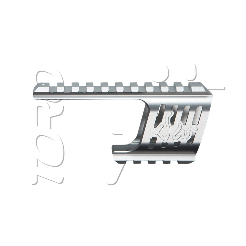 Rail PICATINNY ARMES DE POING CNC DAN WESSON DW715 SILVER ASG