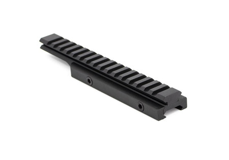 Rail PICATINNY REHAUSSEUR 1/2" LONG 16 SLOTS VALKEN