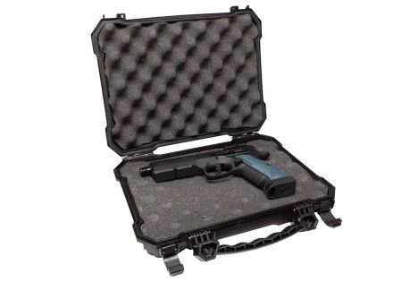 Mallette PISTOLET AVEC MOUSSE CUBIQUE WATERPROOF 29x21x12 cm ASG