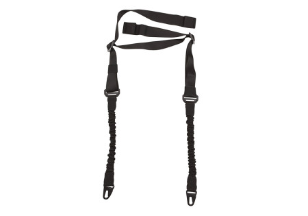 Sangle tactique 2 POINTS BUNGEE BLACK ASG