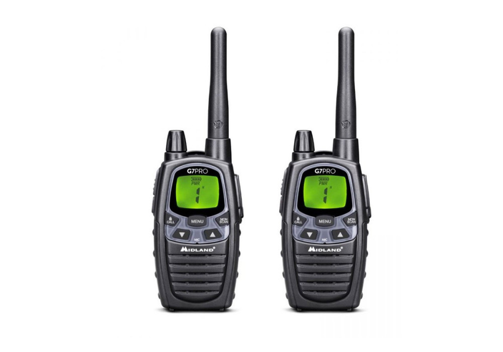 Talkie Walkie G7 PRO NOIR X2 + BATTERIE