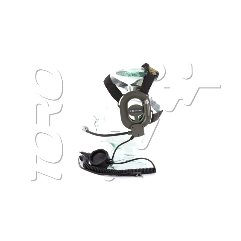 Casque AUDIO BOW M-TACTICAL + MICRO TIGE  MIDLAND 2 PIN JACK L-TYPE