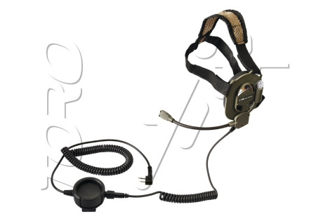 Casque AUDIO BOW M-TACTICAL + MICRO TIGE  MIDLAND 2 PIN JACK L-TYPE