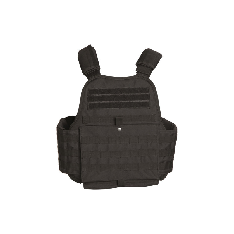 Veste tactique PLATE CARRIER MILTEC BLACK