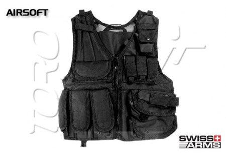 Veste tactique FORCE DE L'ORDRE BT4 BLACK SWISS ARMS