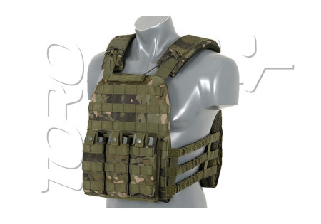 Veste TACTIQUE FIRST DEFENSE PLATE CARRIER 1000 DENIERS CAMO MT