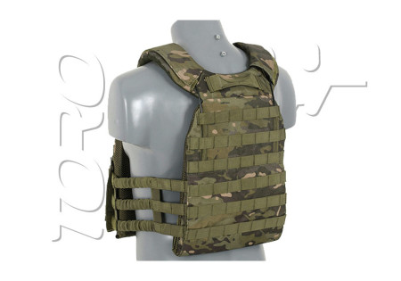 Veste TACTIQUE FIRST DEFENSE PLATE CARRIER 1000 DENIERS CAMO MT