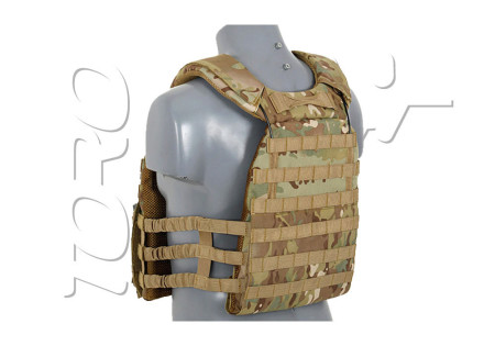 Veste TACTIQUE FIRST DEFENSE PLATE CARRIER 1000 DENIERS MULTICAM