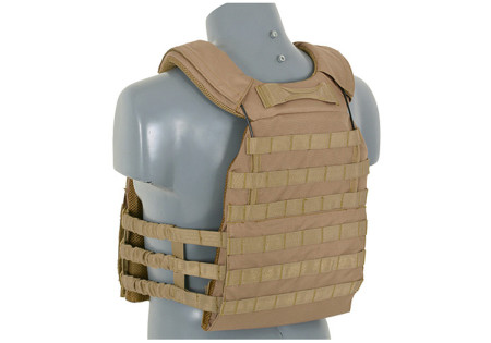 Veste TACTIQUE FIRST DEFENSE PLATE CARRIER 1000 DENIERS TAN