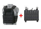 Pack veste TACTIQUE COMMANDEMENT PLATE CARRIER + PORTE CHARGEURS