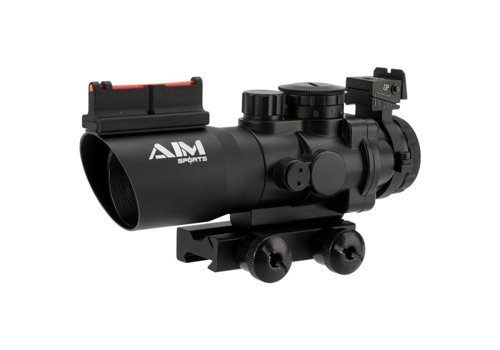 Visée POINT ROUGE VERT BLEU 4X32 TYPE ACOG BLACK CYBERGUN