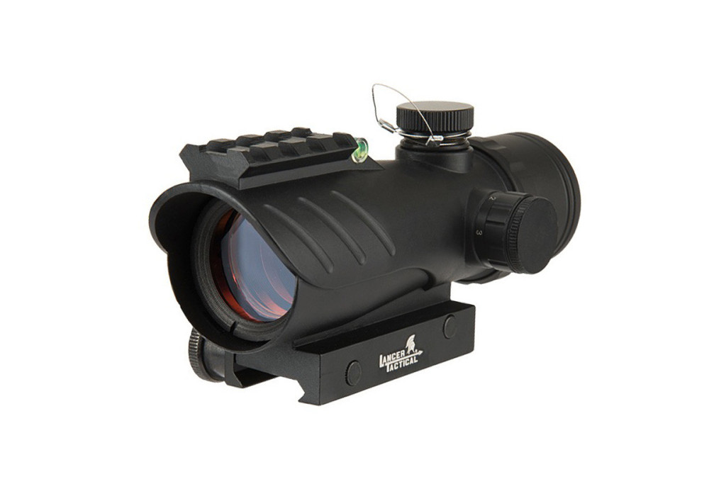 Visée POINT ROUGE ET VERT 32MM ACOG RIS BLACK LANCER TACTICAL