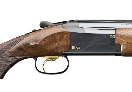 Fusil superposé BROWNING B725 SPORTER BLACK EDITION BOIS 71 cm INV DS CALIBRE 12/76 DROITIER - Catégorie C