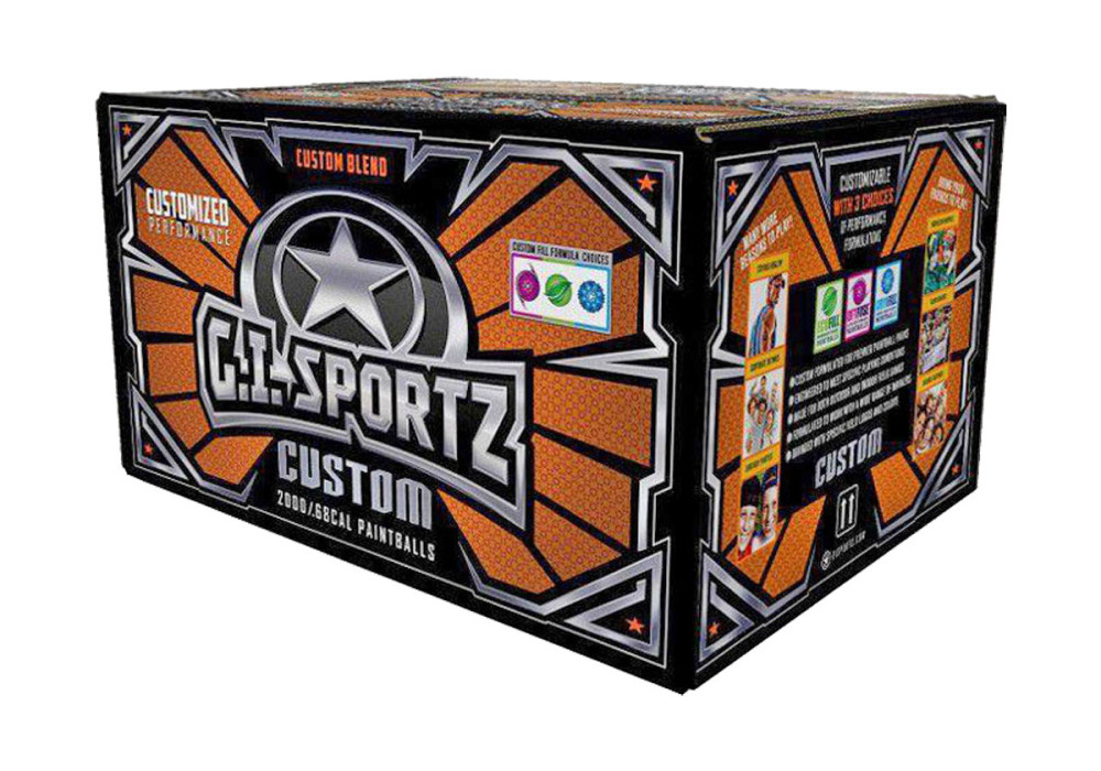 Carton de 2000 GI SPORTZ CUSTOM 0.68 100% PEG