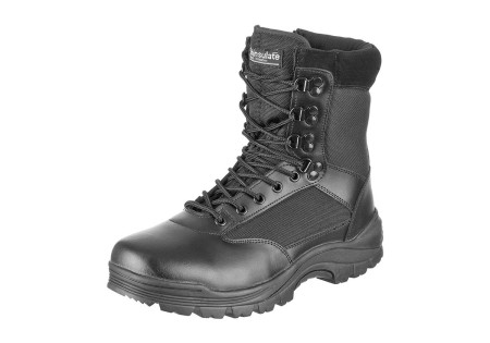 CHAUSSURES TACTICAL BOOTS ZIP COQUEES MILTEC BLACK