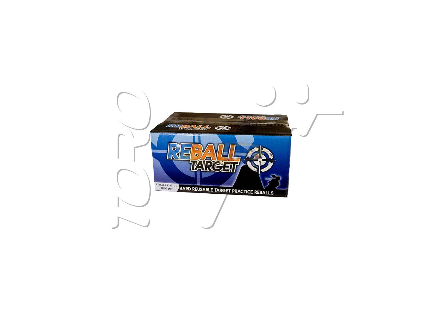 Billes 0.50 CAOUTCHOUC REBALL TARGET CARTON X1000