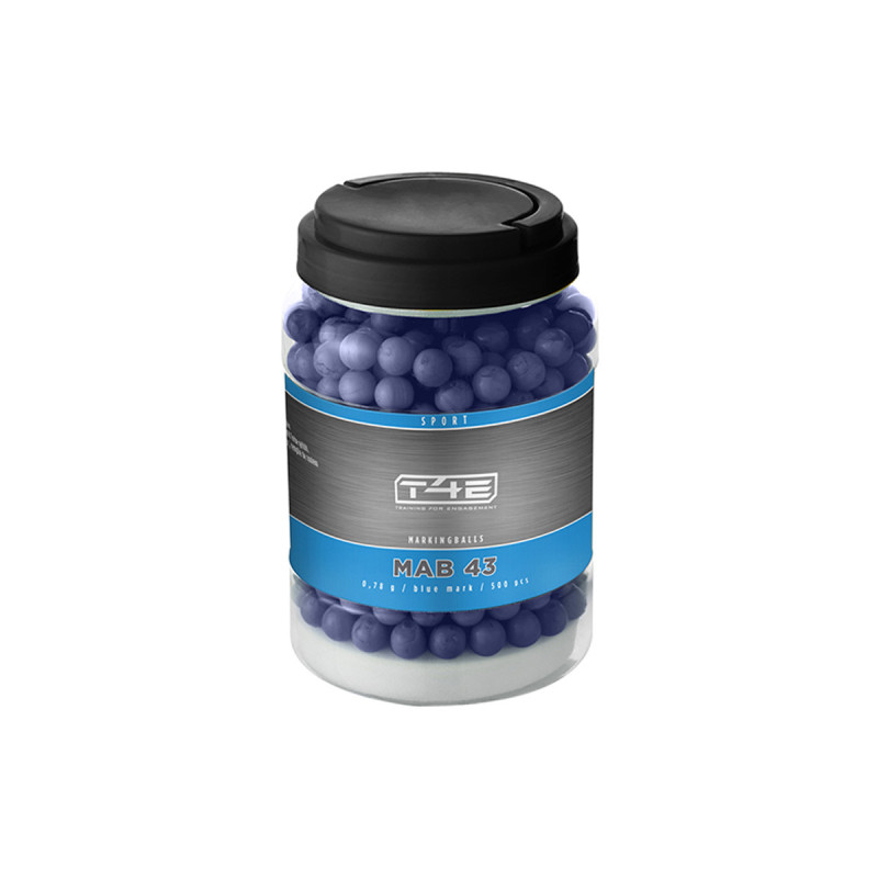 Billes 0.43 PEINTURE MARKINGBALL MAB43 T4E UMAREX BLEU BOITE X500