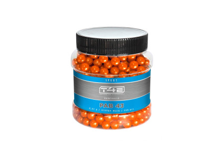 Billes 0.43 PEINTURE MARKINGBALL PAB43 T4E SPORT BIODEGRADABLE UMAREX ORANGE BOITE X500