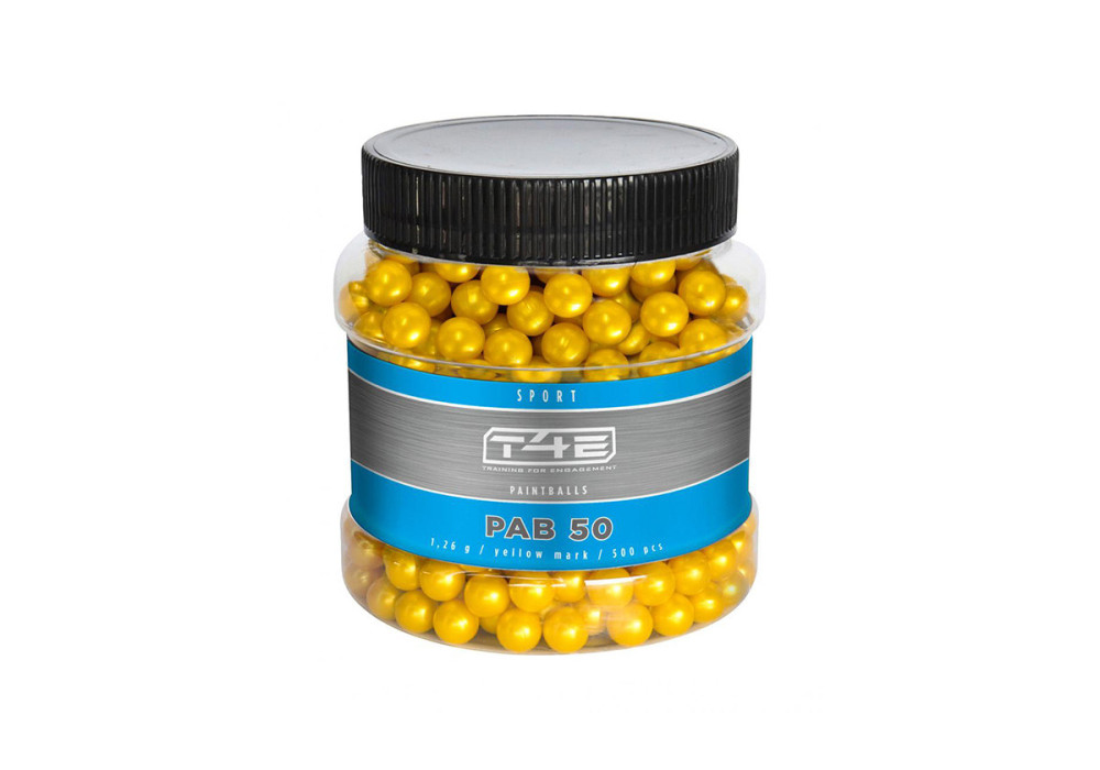 Balles 0.50 BILLES PEINTURE MARKINGBALL PAB50 T4E SPORT UMAREX YELLOW BOITE X500