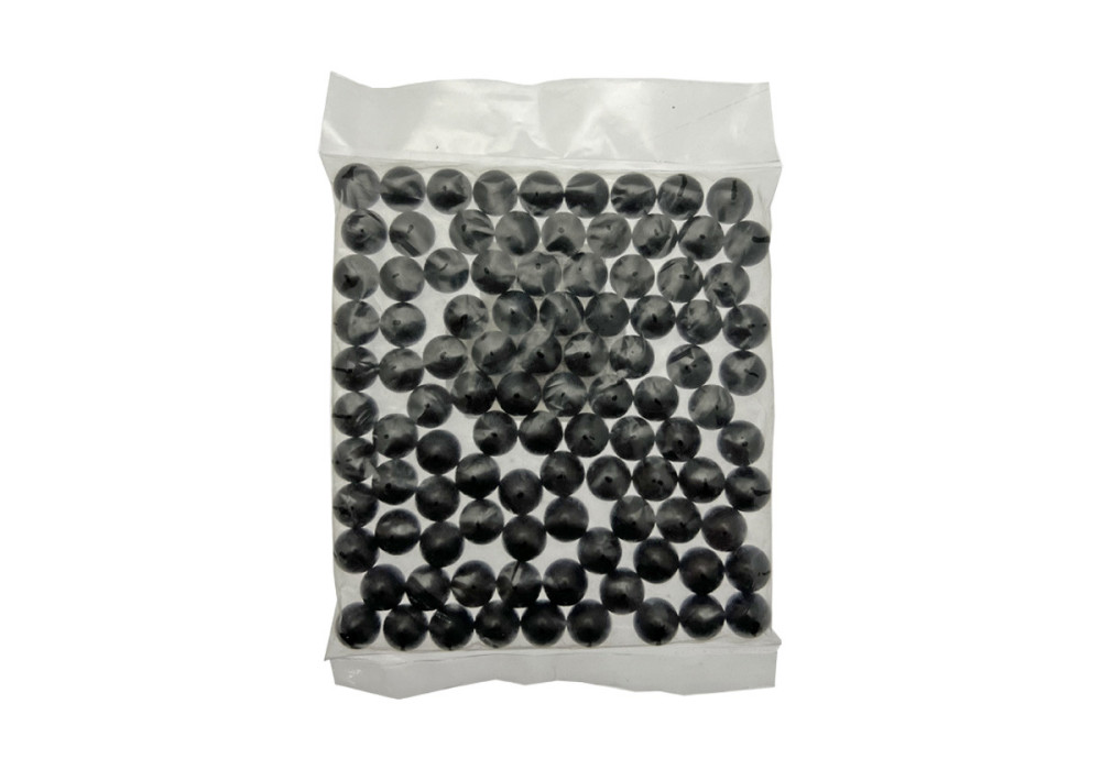 Balles 0.50 CAOUTCHOUC BLACK LUBRIFIEES SACHET X100