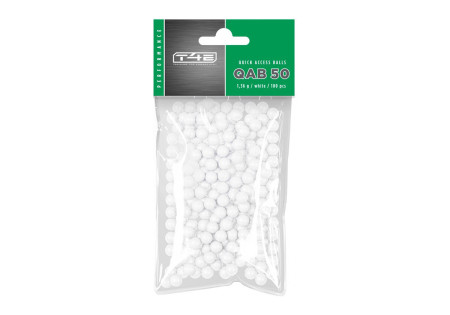 Balles 0.50 PLASTIQUE POLYMERE BLANC T4E QAB50 BRISE VITRE UMAREX SACHET X100