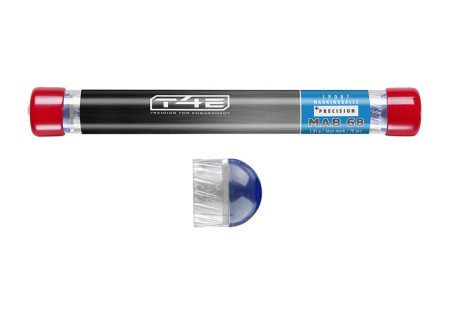 Balles 0.68 BILLES PEINTURE MARKINGBALL PRECISION A AILETTE MAB68 T4E UMAREX BLEU TUBE X10