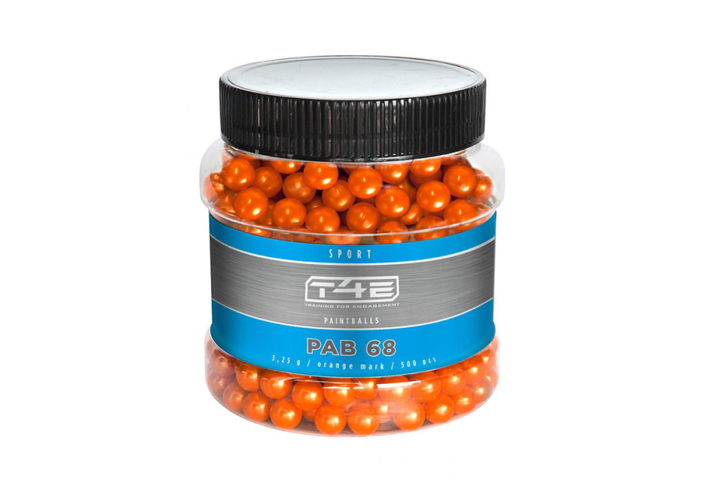 Balles 0.68 BILLES PEINTURE MARKINGBALL PAB68 T4E SPORT UMAREX ORANGE BOITE X500