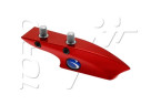 Craddle HORN DROP VIS BOB LONG RED POLISHED