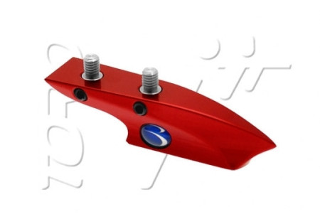 Craddle HORN DROP VIS BOB LONG RED POLISHED