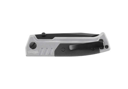 Couteau WALTHER PDP TANTO FOLDER SERRATED DENTELE GREY UMAREX