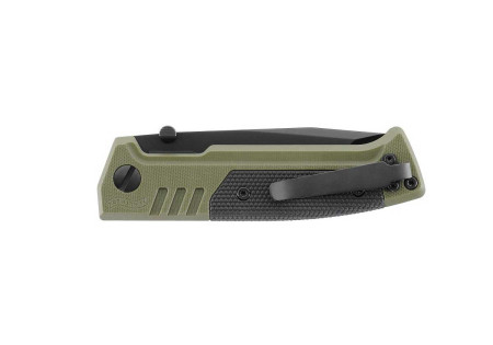 Couteau WALTHER PDP TANTO FOLDER SERRATED DENTELE OLIVE UMAREX