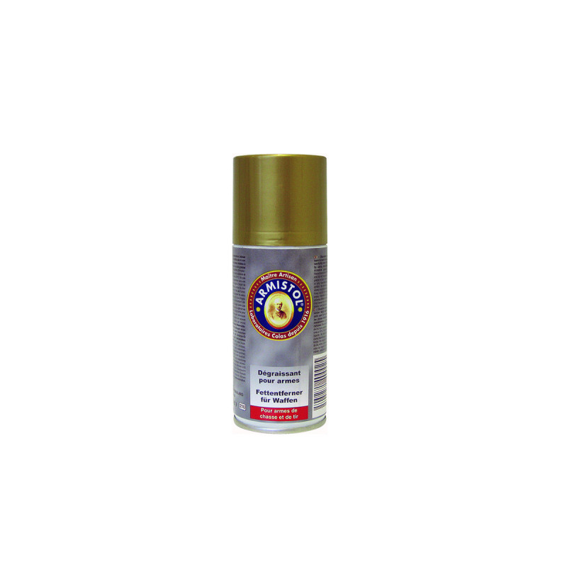 Bombe AEROSOL DEGRAISSANT ARME 150ML ARMISTOL