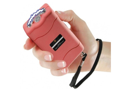 Electrochoc LAMPE DE POCHE 5.000.000 VOLTS SQUARE CLASSIC PINK + DRAGONNE