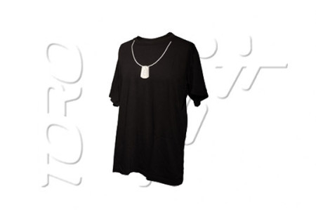 TEE-SHIRT BT DOG TAGS BLACK - Taille L